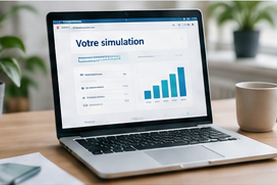 Simulation d'un projet de regroupement de crédits sur ordinateur